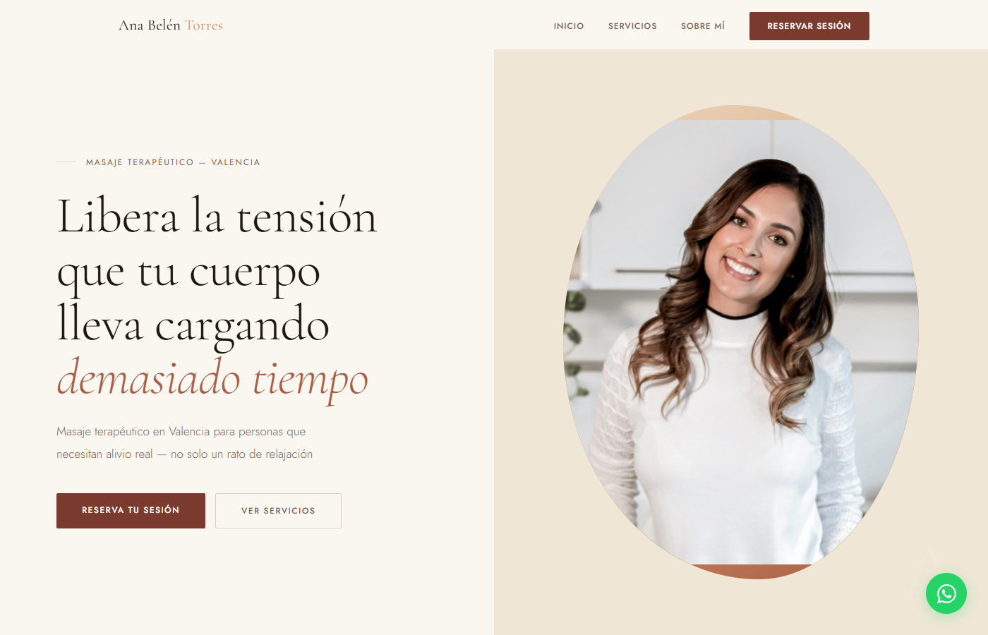 Ana Belén Torres — Masaje Terapéutico