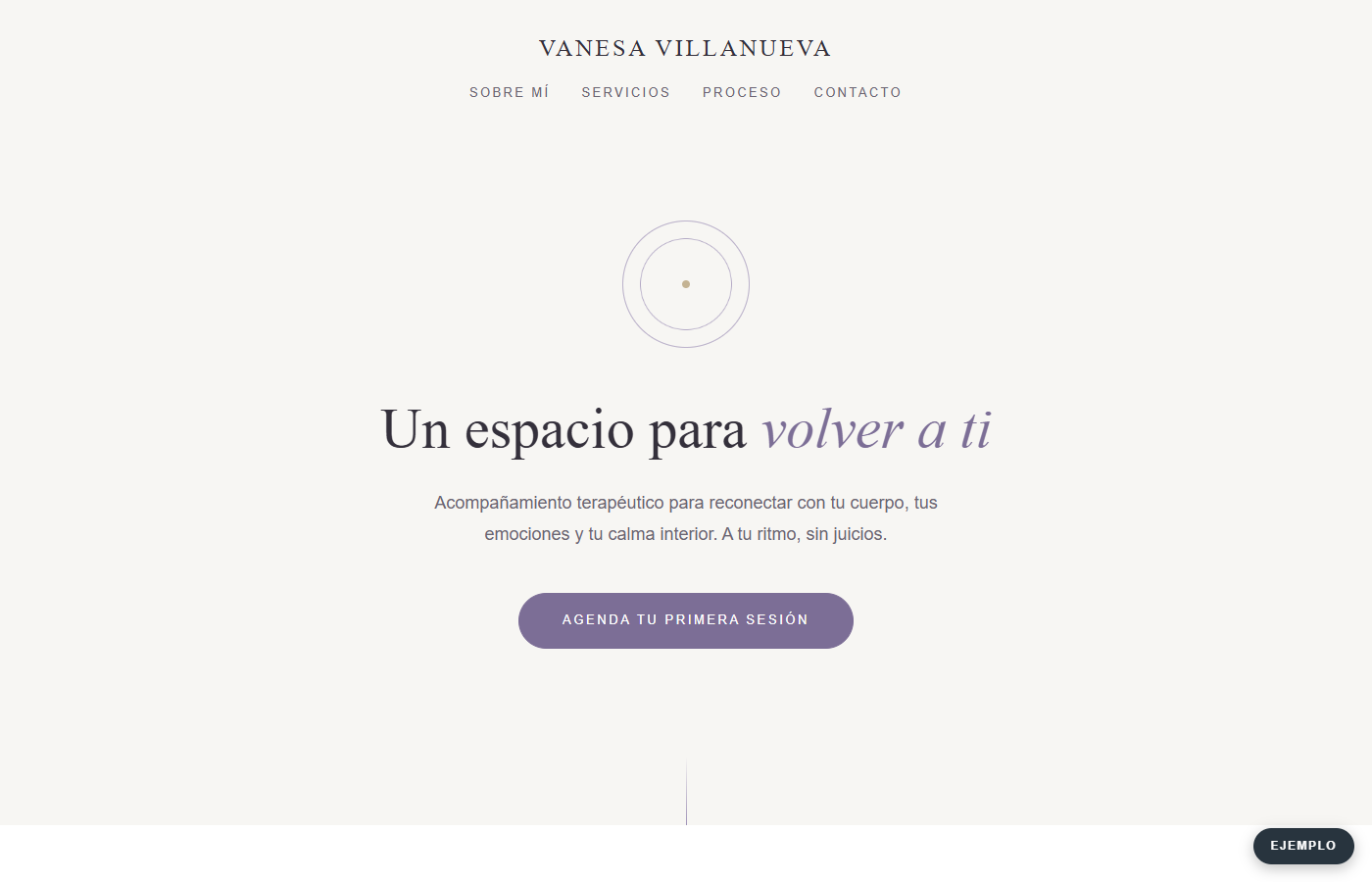 Vanesa Villanueva — Acompañamiento Terapéutico